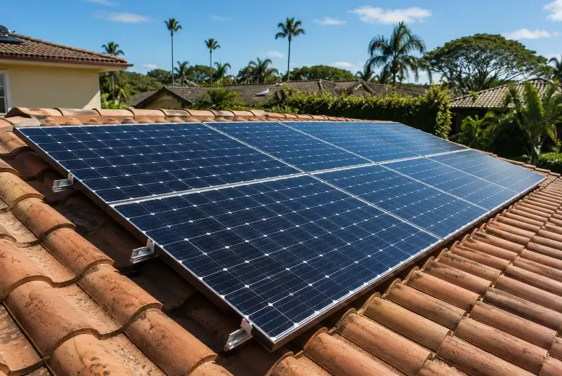 Installation de panneaux solaires à Saint-Julien-de-Lampon